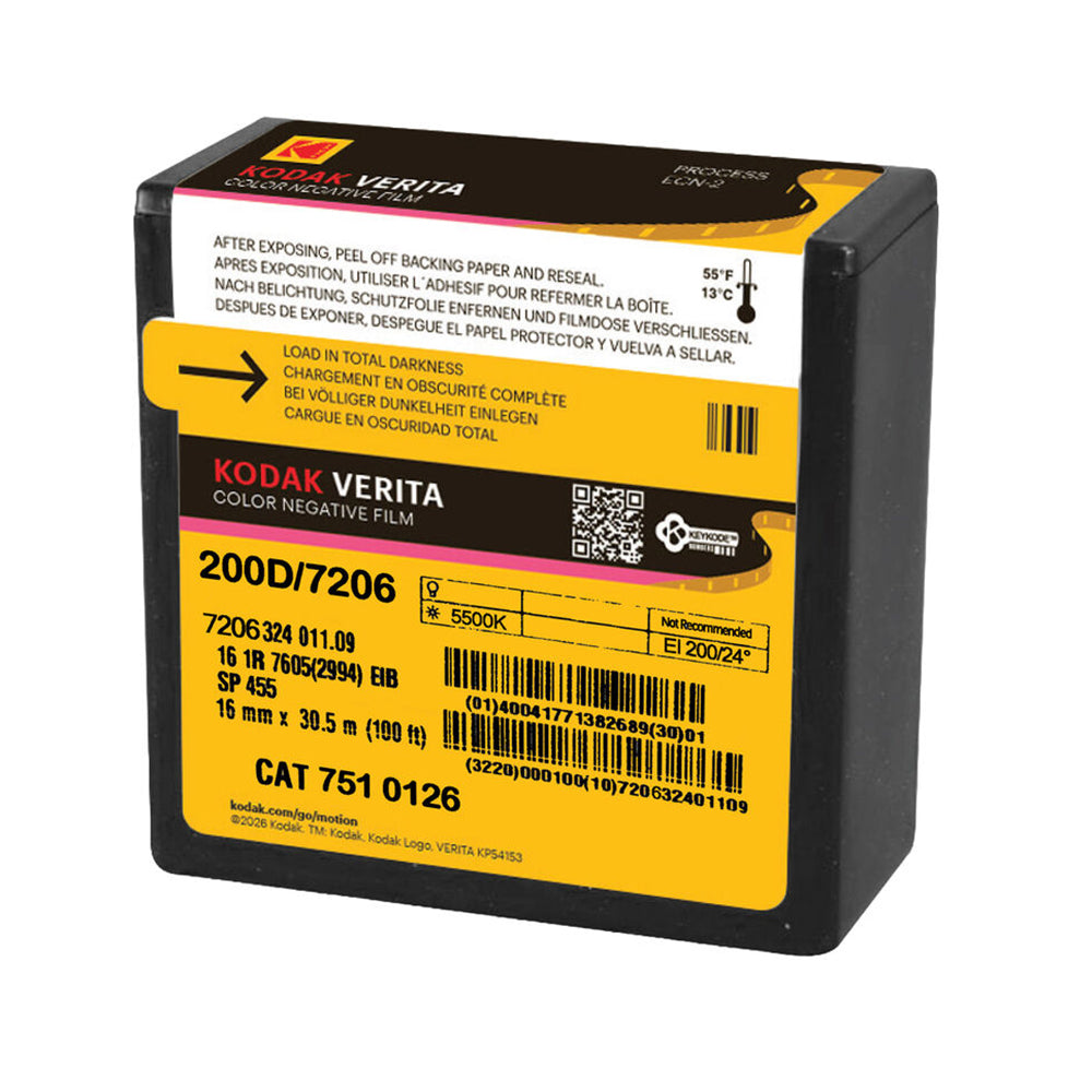 KODAK VERITA 200D Color Negative Film 7206, 16mm – CineStill Film