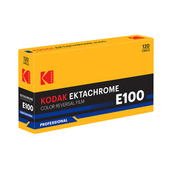 Ektachrome E100 Color Reversal Slide Film, 120 5-Pack