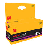 GOLD 200 Color Negative Film, 35mm 3-Pack