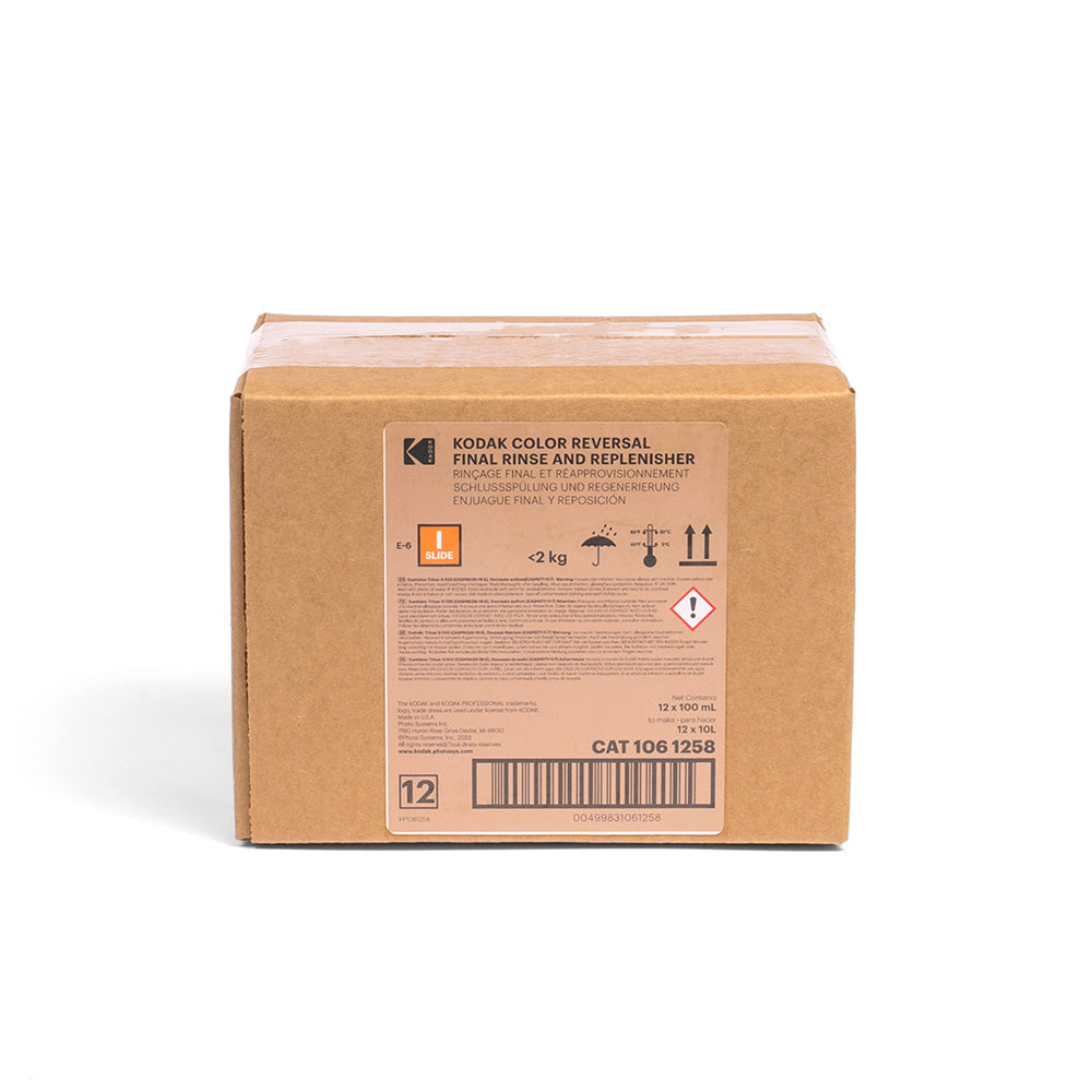 KODAK Color Reversal Final Rinse and Replenisher To Make 12 x 10L (120 ...