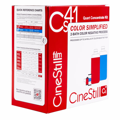 CineStill Cs41 Color Simplified 2-Bath Kit for Processing Color Negative  Film at Home (C-41 Chemistry) – CineStill Film