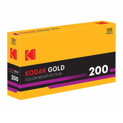 GOLD 200 Color Negative Film, 120 5-Pack